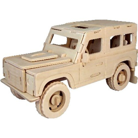 Woodcraft Construction Kits, Land Rover, 9 x 20 x 8 cm
