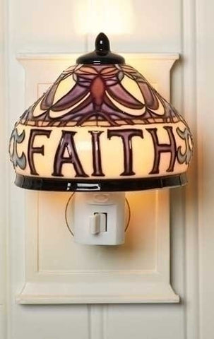 4.25"H FAITH NIGHT LIGHT