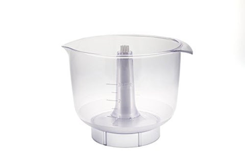 Ankarsrum Original Double Beater White Plastic Bowl Attachment, 3.5 Liter