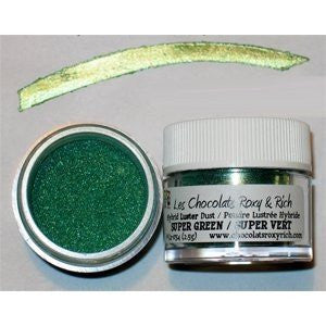 Chocolats Roxy & Rich Lustre Dust - Super Green (2.5 gram)