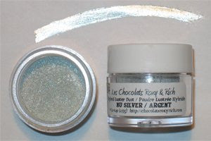 Chocolats Roxy & Rich Lustre Dust - Nu Silver (2.5 gram)