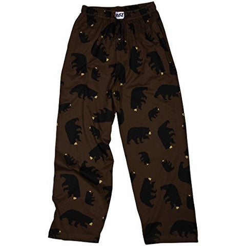 Lazy One Timberland Bear - 684, Unisex PJ Pant, L