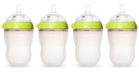 Natural Feel Baby Bottle (Single Pack), 8 oz, Green