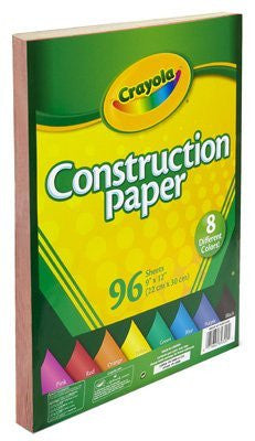 96 ct. Construction Paper