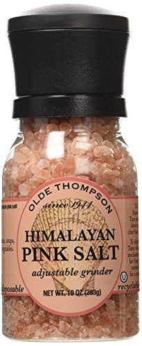 Disposable Grinder - Himalayan Pink Salt, 10 oz