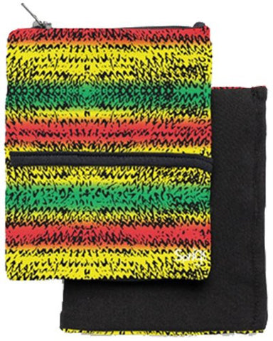 BIG BANJEES WRIST WALLET Breathable, Lightweight, Easy Access to Phone, etc.,One Size,Rasta/Black
