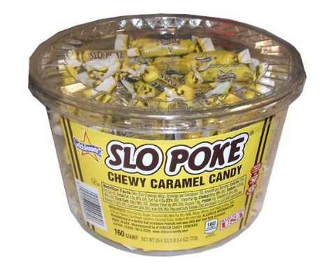ATKINSON CANDY COMPANY, SLO POKE BITES CHANGE MAKER TUB 16OZ