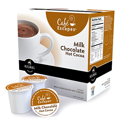 Café Escapes, Milk Chocolate Hot Cocoa, k-cup