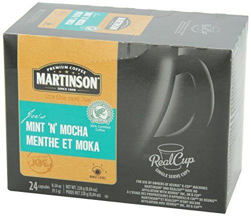 MARTINSON COFFEE, MINT 'N' MOCHA (24 SINGLE SERVE CUPS)