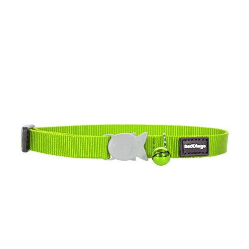 Solid Color Cat Collar, Lime Green