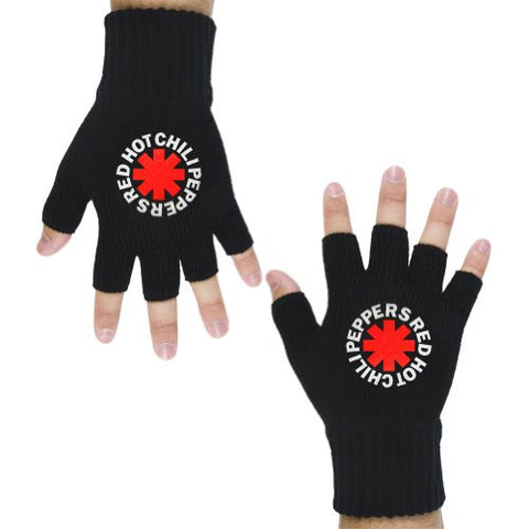 Red Hot Chili Peppers Asterisk Fingerless Gloves