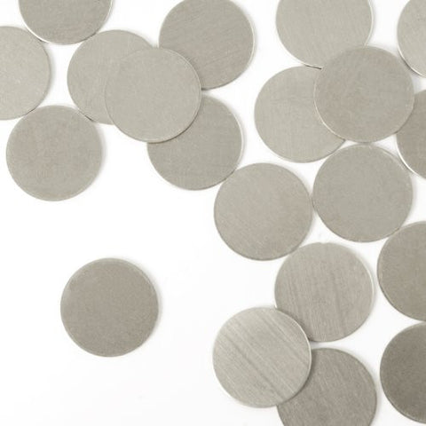 Circle, 1/2"- Stamping Blank - Aluminum, 20g (24 pc)