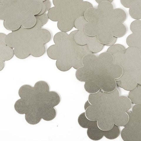 6 Petal Flower, 1"- Stamping Blank - Aluminum, 20g (24pc)