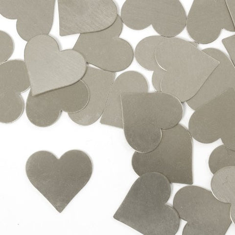 Heart, 3/4"- Stamping Blank - Aluminum, 20g(24pc)
