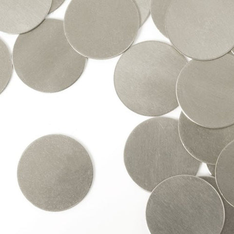 Circle, 1 1/4"- Stamping Blank - Aluminum, 20g (24pc)
