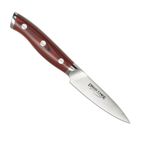 Crimson Series Cutlery - 3.5" Paring Knife - Red G10 Handle