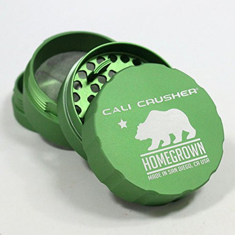Cali Crusher 4 Pcs Homegrown Standard Grinder (Green)