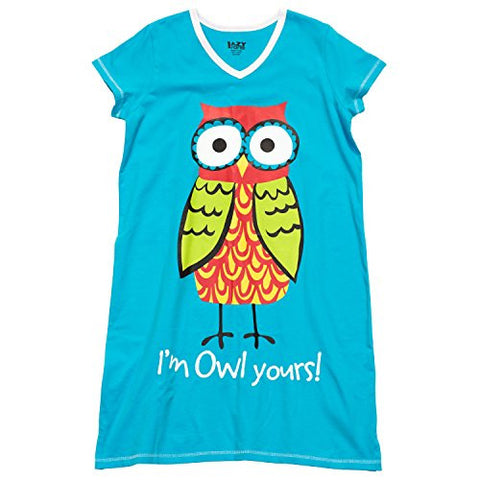 Lazy One I'm Owl Yours - 160, Nightshirt, S - M