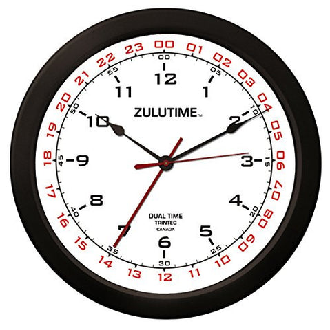 14" ZULUTIME Clock (White Dial)