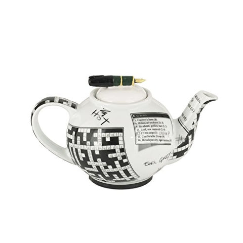 CROSSWORDS Teapot 2 cup, 18oz (Fountain Pen Lid)