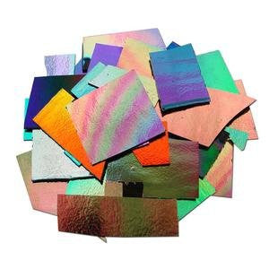 1/2 Lb DichroMagic Scrap On Black - 90 COE