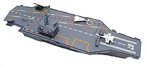 Aircarft Carrier With 3 Pc Metal Fighters In Window Box (21 lb, 3.95 ft)