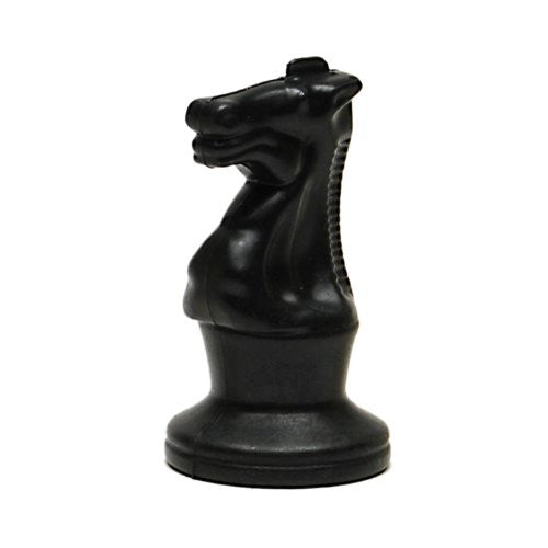 Tournament Staunton Replacement Chess Piece - Heavy Weighted Dark Knight - Matches ASIN B0021YTDO2