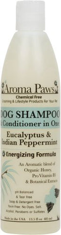13.5 oz. EUCALYTPUS PEPPERMINT Dog Shampoo & Conditioner in One
