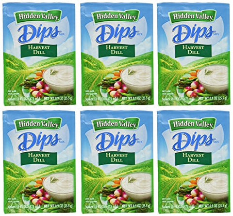 Hidden Valley Dips Mix, Harvest Dill, 0.9 oz