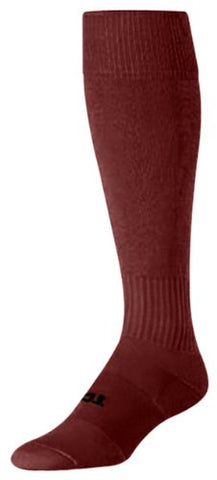 Finalé - Solid Color,Over-Calf, Heel/Toe, Maroon, Large