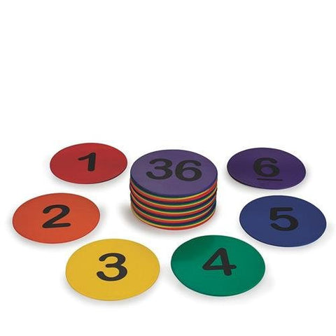 5" Numbered Spot Markers (Set of 36)