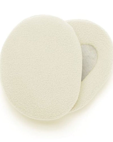 Earbags Bandless Fleece Ear Warmers,Medium,Cream.Cream