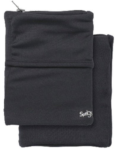 Sprigs Big Banjee Wrist Wallet (Solid Black / One Size)