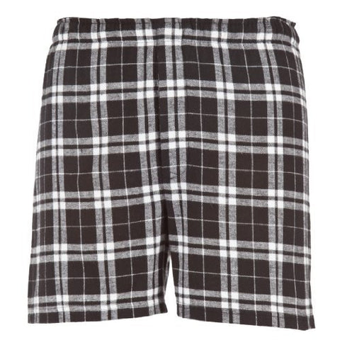 Classic Flannel Boxer - Black/White, Large