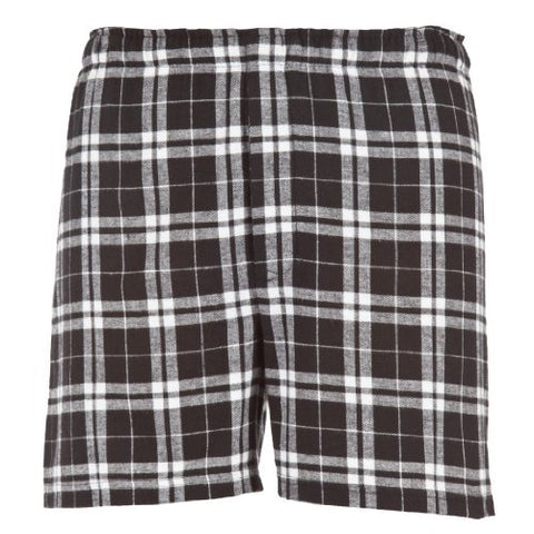 Classic Flannel Boxer - Black/White, Medium