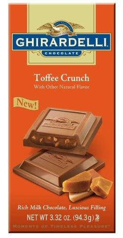 Ghirar Bar - Toffee Crunch, 3.32oz