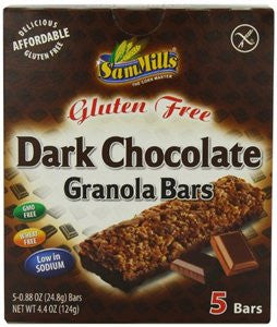 Gluten Free Dark Chocolate Granola Bars 4.4 OZ (Pack of 6)