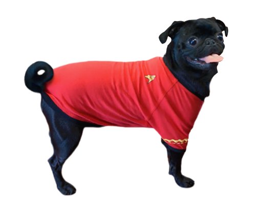 Star Trek: The Original Series, Dog Collection, Uniform T-Shirt Scotty-Red-M