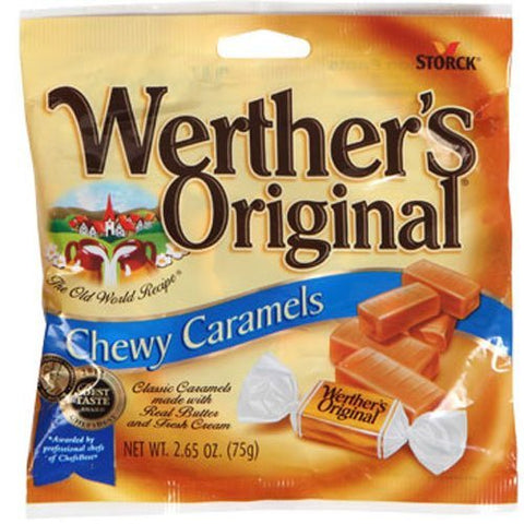 Werther's Original Chewy Caramel bag 2.65 OZ