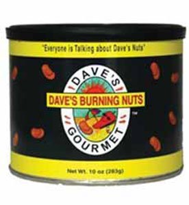 Dave's Burning Hot Nuts 10 oz