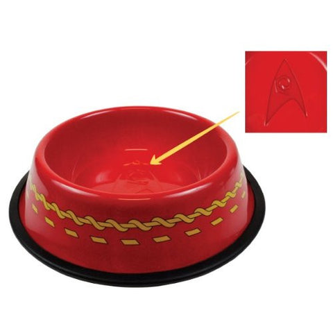Star Trek Dog Bowl - Red