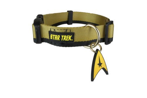 Star Trek Dog Collection: Uniform Dog Collar - Gold, Large