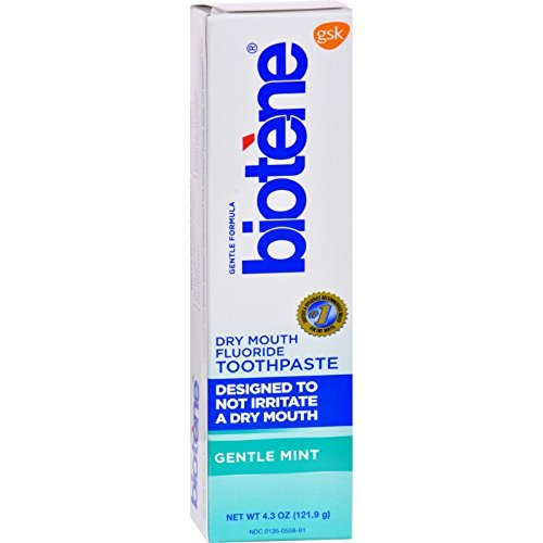 Biotene Fluoride Toothpaste, Gentle Mint, 4.3 oz