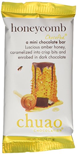 CHUAO CHOCOLATIER, HONEYCOMB DARK CHOCOLATE MINI BARS .39OZ