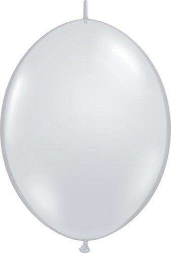 Qualatex 6" Qlink Latex - Diamond Clear, 50ct