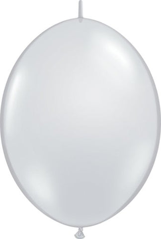 Qualatex 6" Qlink Latex - Diamond Clear, 50ct