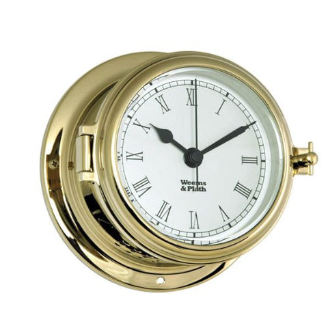 Endurance II 115 Quartz Clock w/ Roman Numerals,  Dial: 4" x Overall Diameter: 6", Depth: 3.125", 1.25 lb