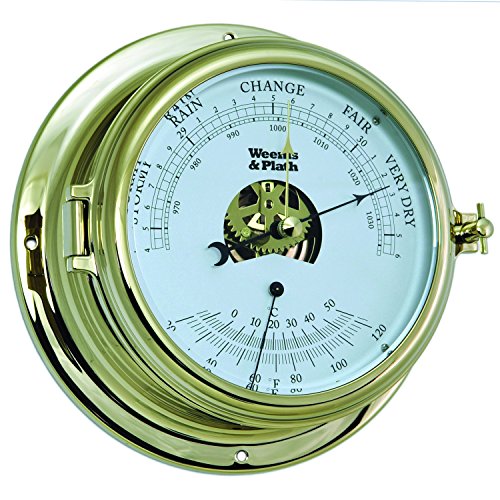 Endurance II 135 Barometer & Thermometer, Dial: 5", Overall Diameter: 7", Depth: 2.5", 2 lb