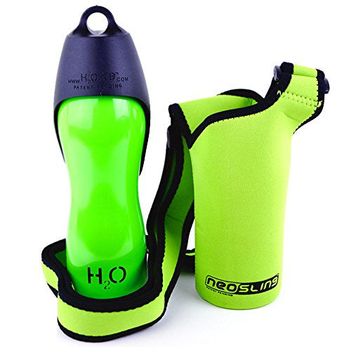 25oz., Green, H2O4K9 Bottle & NEOSLING Combo