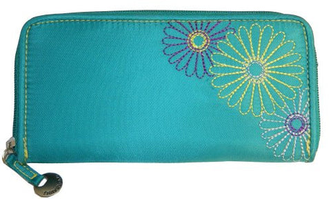 Travelon Luggage Rfid Blocking Ladies Wallet,One Size,Teal